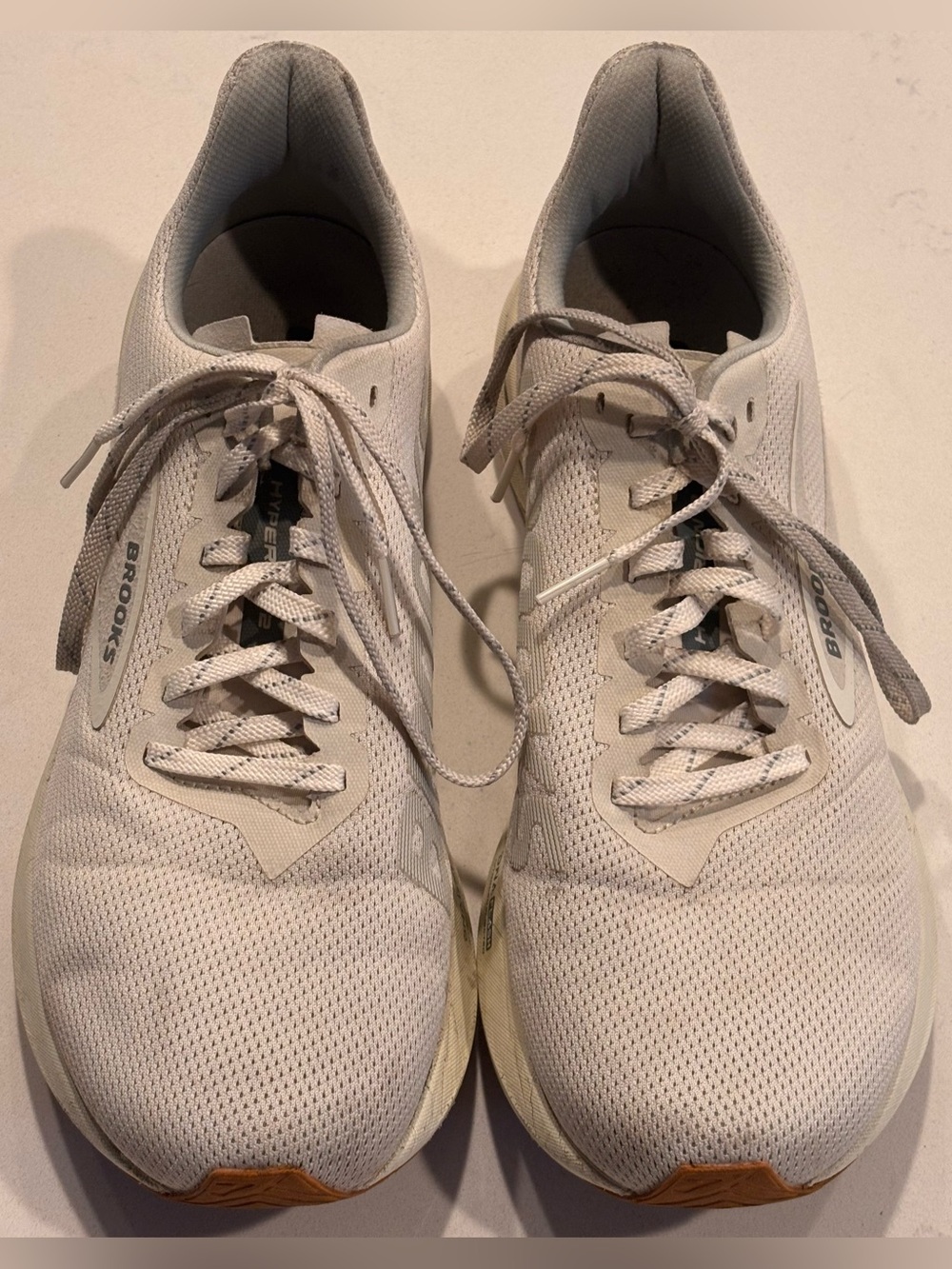 Brooks Hyperion 2 Men’s Size 10.5 White Running Shoes - Picture 3 of 10